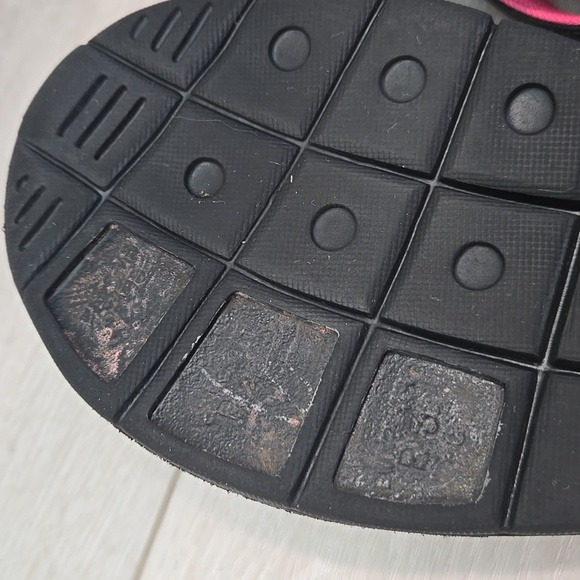 Nike Comfort Footbed Women's Pink&  Black Thong Sandals Flats Shoes Sz 6 - Picture 10 of 12